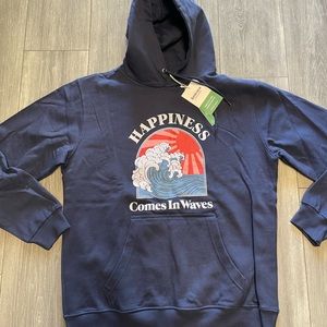 Embrace By Dedicated Blue Happiness Graphic Long Sleeve Sweatshirt Adult Large